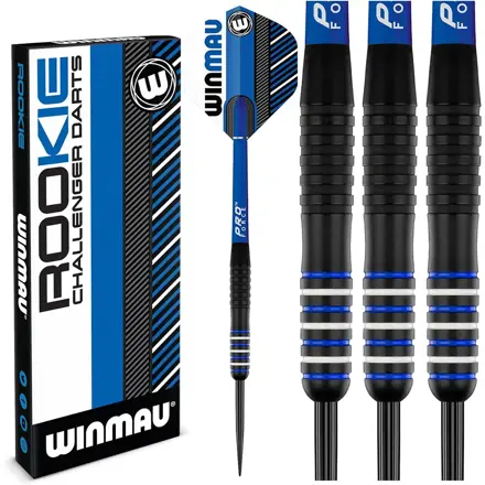 Winmau Steeltip Darts Rookie Brass Blue 20g
