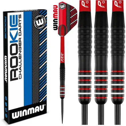 Winmau Steeltip Darts Rookie Brass Red 20g