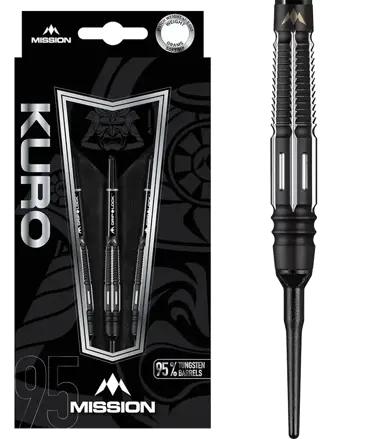 Mission šipky Kuro Black M4 soft 19g