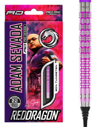 Red Dragon Softtip Darts Adam Sevada 22g