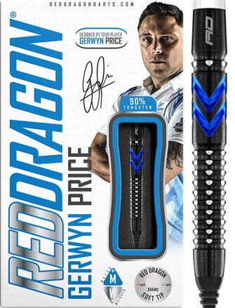 Red Dragon Softtip Darts Gerwyn Price Blue Ice SE 20g