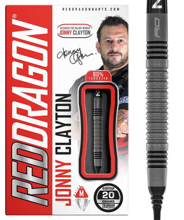 Red Dragon Softtip Darts Jonny Clayton Oxide Edition 20g