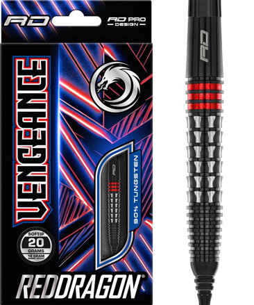 Red Dragon Softtip Darts Vengeance Red 20g