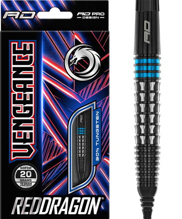 Red Dragon Softtip Darts Vengeance Blue 20g