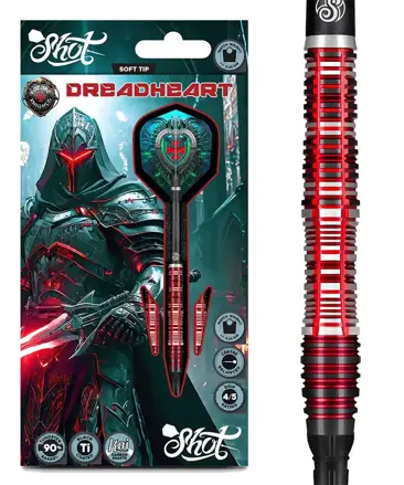 Shot Softtip Darts Future Knights Dreadheart 20g