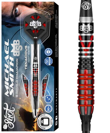 Shot Softtip Darts Michael Smith 90% Tenacious 18g