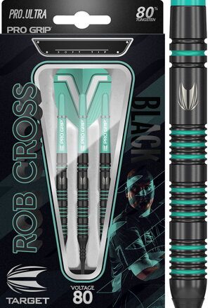 Target Softtip Darts Rob Cross 80 Black 18g