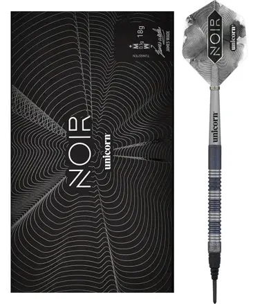 Unicorn Softtip Darts Noir James Wade 18g (20g)
