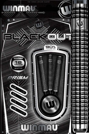 Winmau Softtip Darts Blackout 18g
