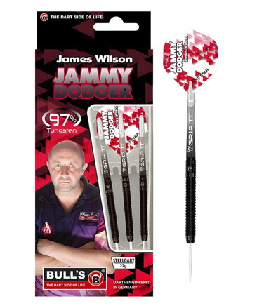 Bulls Steeltip Darts James Wilson "Jammy Dodger" 24g