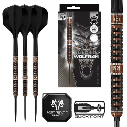 Harrows Steeltip Darts Wolfram Trinity QP 24g