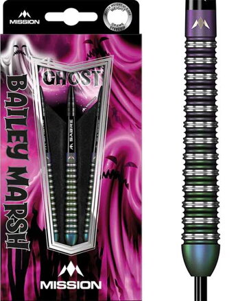 Mission Steeltip Darts Bailey Marsh Ghost 23g