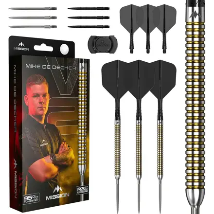 Mission Steeltip Darts Mike De Decker V2 R2.5 22g