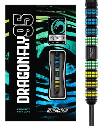 Red Dragon Steeltip Darts Dragonfly 95 Parallel 26g