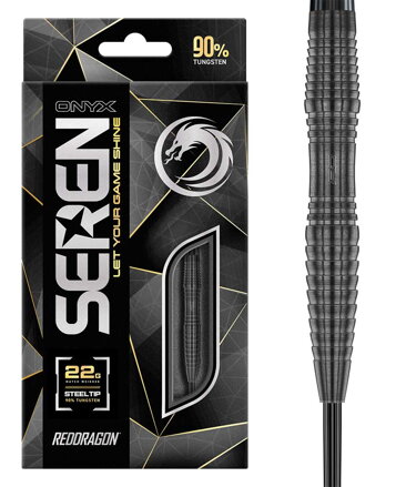 Red Dragon Steeltip Darts Seren 3 Onyx 22g