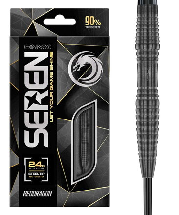 Red Dragon Steeltip Darts Seren 3 Onyx 24g