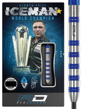 Red Dragon Steeltip Darts Gerwyn Price Iceman Challenger 25g