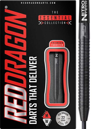 Red Dragon Steeltip Darts Razor Edge Black 22g Red Dragon Steeltip Darts Razor Edge Black 22g