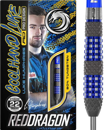 Red Dragon Steeltip Darts Luke Humphries TX2 Atomised 22g