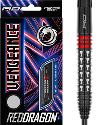 Red Dragon Steeltip Darts Vengeance Red 24g