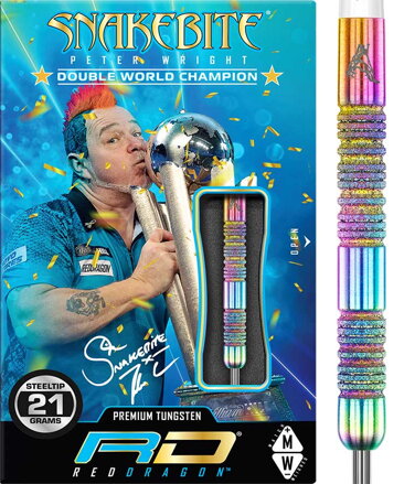 Red Dragon Steeltip Darts Peter Wright Snakebite Diamond Fusion Spectron SE 21g