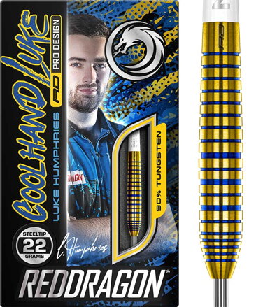 Red Dragon Steeltip Darts Luke Humphries TX3 Gold SE 22g