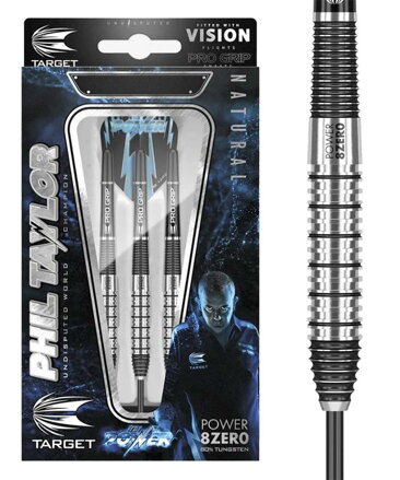 Target Steeltip Darts Phil Taylor Power 8-Zero 2 26g