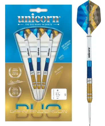 Unicorn Steeltip Darts Gary Anderson DUO 21g