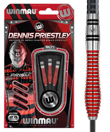 Winmau Steeltip Darts Dennis Priestley SE 24g Winmau Steeltip Darts Dennis Priestley SE 24g