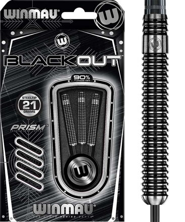 Winmau Steeltip Darts Blackout 21g