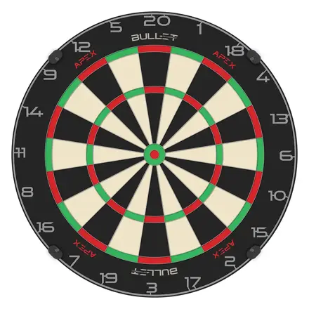 Bullet Bristle Dartboard Apex