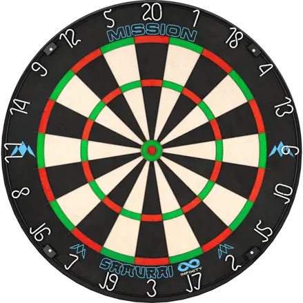 Mission Bristle Dartboard Samurai Infinity