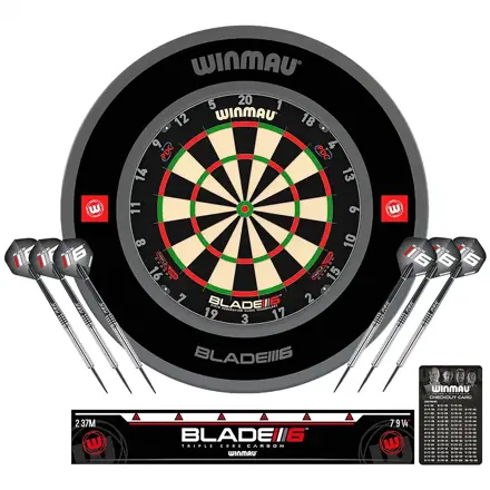 Winmau set Blade 6 TC + Surround + 2 sets of darts