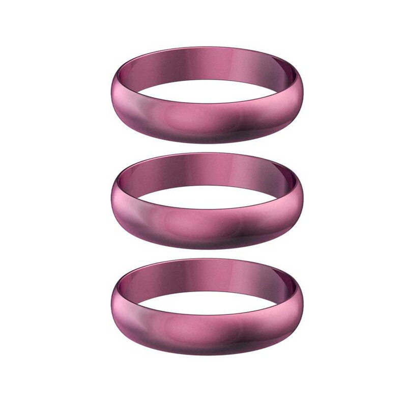 Harrows Supergrip Rings Pink 3 pcs