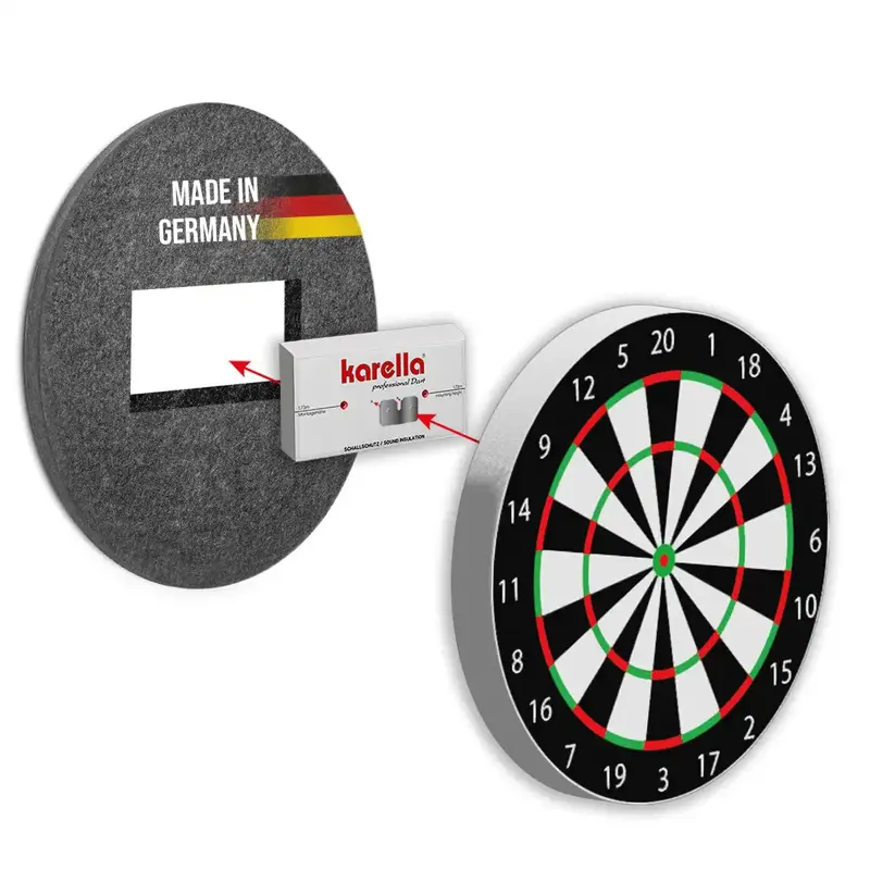 Karella sound insulation under the bristle dartboard Compact