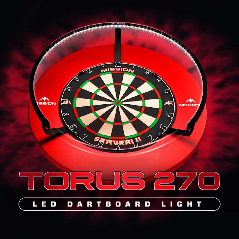 Mission Torus 270 Dartboard Lighting System Mission Torus 270 Dartboard Lighting System