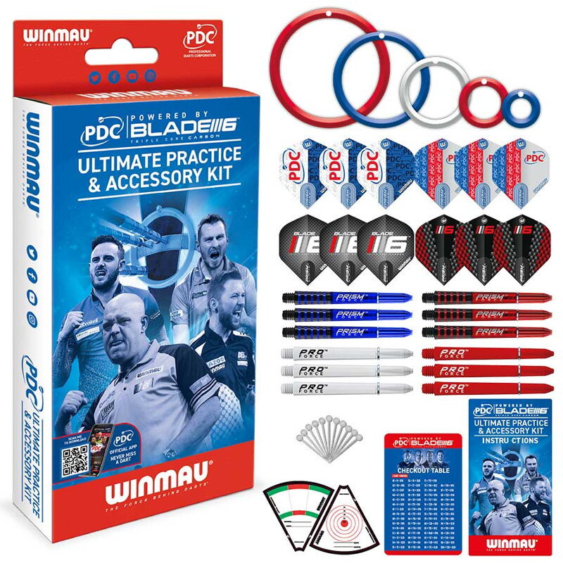 Winmau PDC Ultimate Practice & Accessory Kit Winmau PDC Ultimate Practice & Accessory Kit