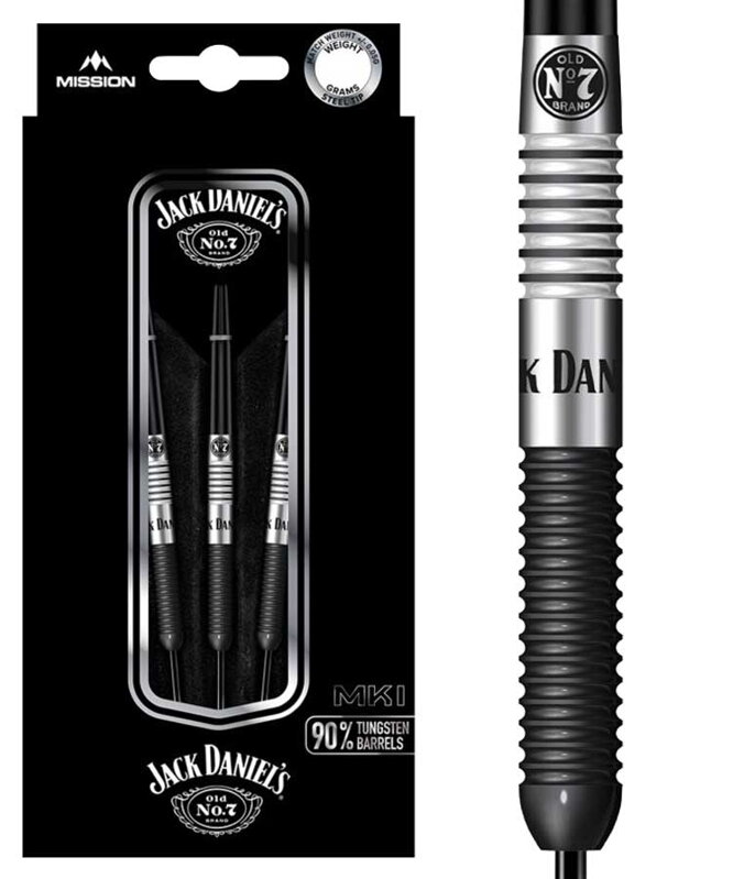 Jack Daniels Steeltip Darts Black 23g