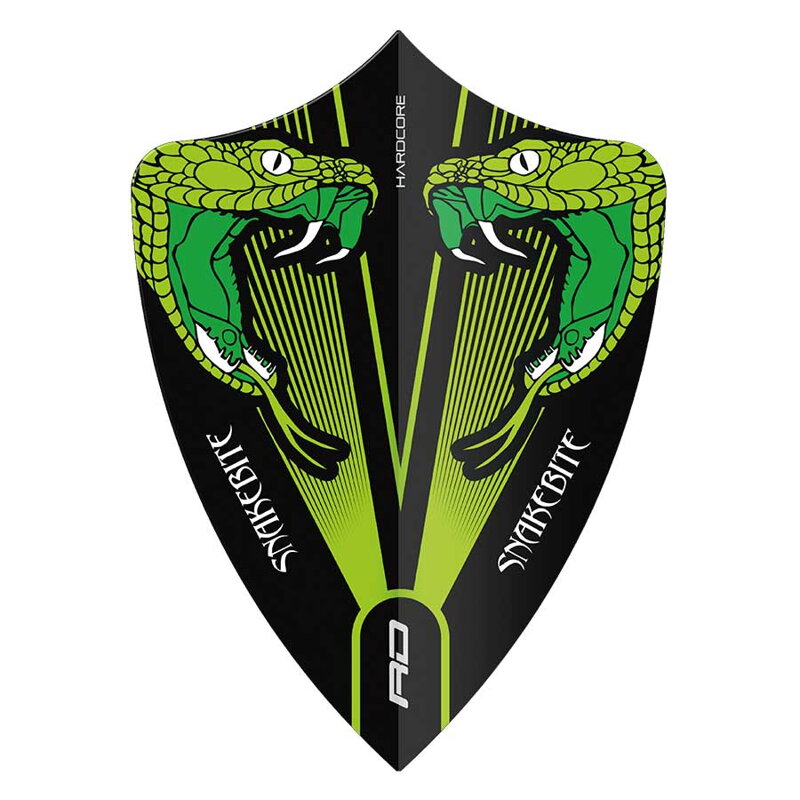 Red Dragon Flights Peter Wright Snakebite Green Transparent Freestyle