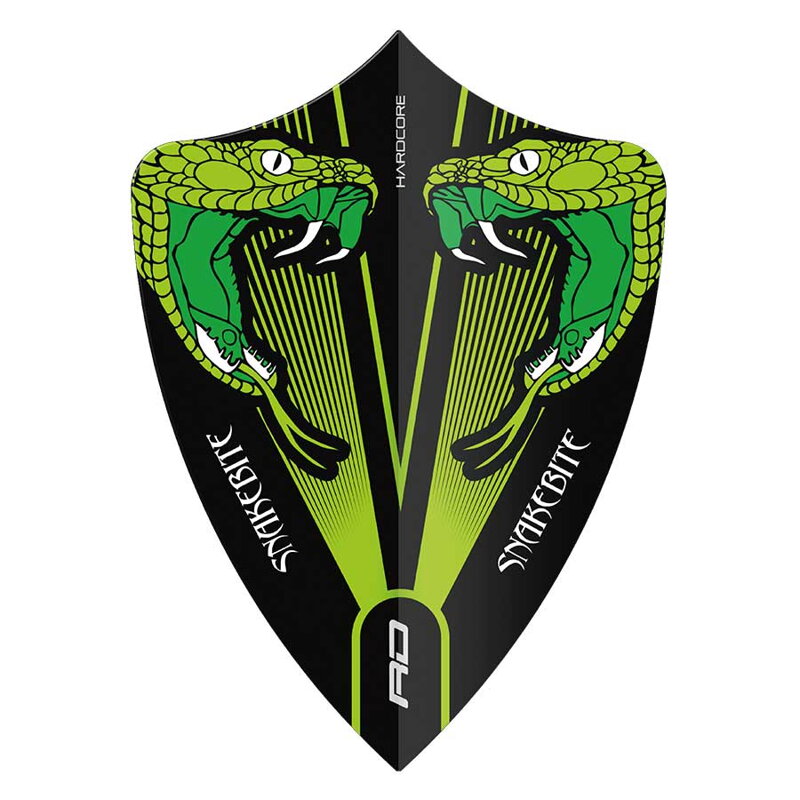 Red Dragon Flights Peter Wright Snakebite Green Transparent Freestyle Red Dragon Flights Peter Wright Snakebite Green Transparent Freestyle