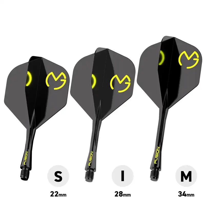 Winmau Flights Fusion MvG Design Black & Green No.2
