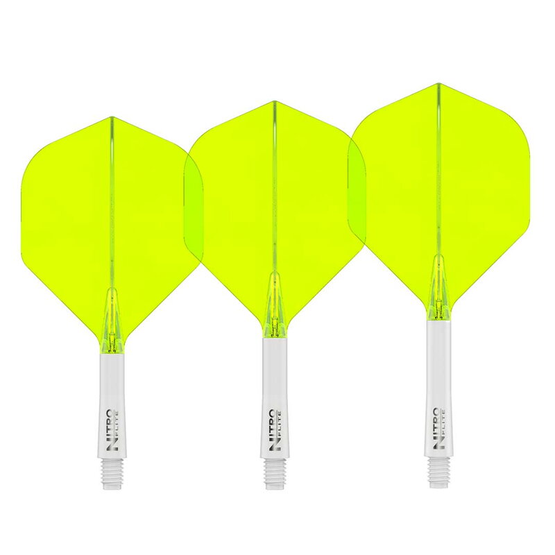 Red Dragon Flights Nitro Flite White & Yellow