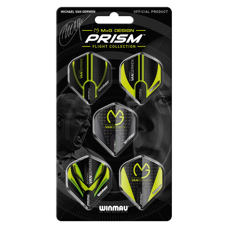 Winmau set of Flights Michael van Gerwen MvG Prism 1 Winmau set of Flights Michael van Gerwen MvG Prism 1