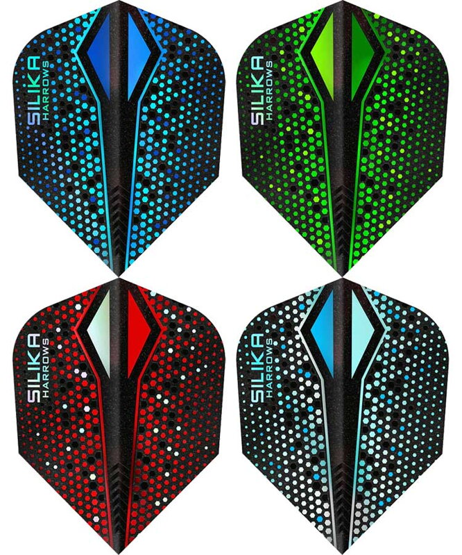 Harrows Flights Silika Colourshift-X Tough Crystaline Coated No.6