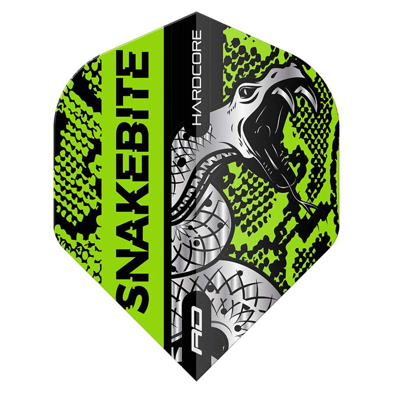 Red Dragon Flights Peter Wright Snakebite Coiled Snakesin Green