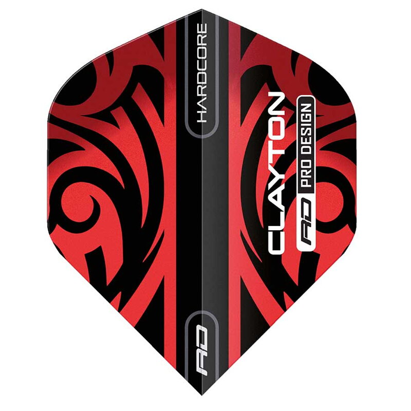 Red Dragon Flights Jonny Clayton Red & Black Tribal