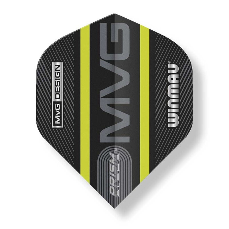 Winmau Flights Prism Alpha MVG 2021 Black & Green Winmau Flights Prism Alpha MVG 2021 Black & Green