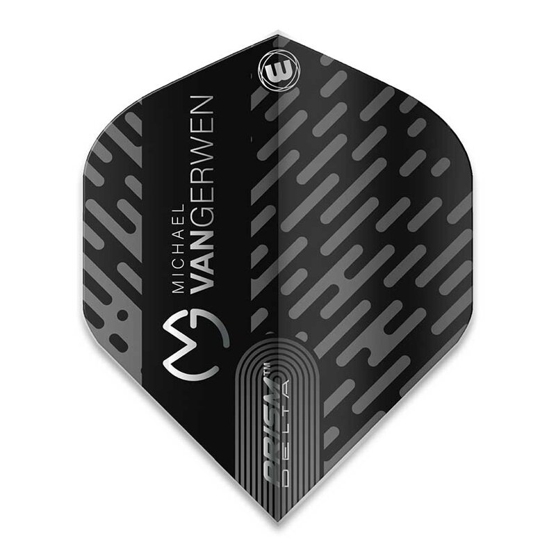 Winmau Flights Prism Delta MvG Black & Grey