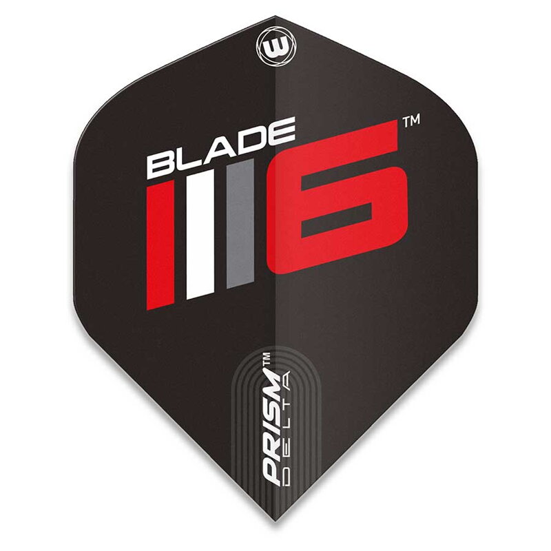 Winmau Flights Prism Delta Blade 6 Black Winmau Flights Prism Delta Blade 6 Black
