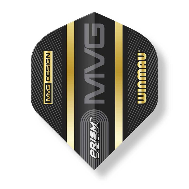 Winmau Flights Prism Delta MVG Black & Gold